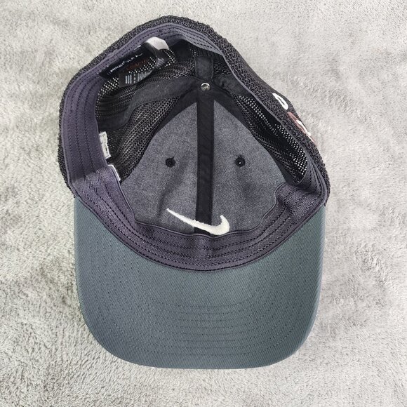 Mens Nike Golf One Flexfit Baseball Cap Black & White - Picture 7 of 9